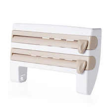 Load image into Gallery viewer, Kitchen Plastic Refrigerator Cling Film Storage Cutting Rack